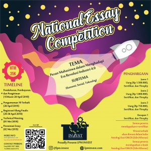 National Essay Competition (NEC) 2019 Lembaga Pers Mahasiswa Invest