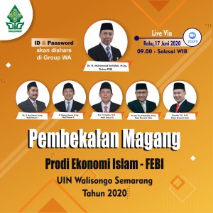 Pembekalan PPL Prodi Ekonomi Islam Via Google Meet