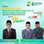 Mahasiswa KKN RdR Angkatan 75 UIN Walisongo Semarang Resmi Dilepas ke 22 Provinsi