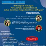 Webinar Orientasi Lulusan; Ubah Pandangan Prospek Kerja Sarjana Ekonomi Islam