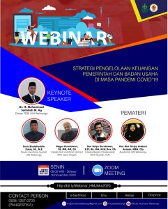 Webinar Akuntabilitas Pengelolaan Anggaran Negara Selama Pandemi