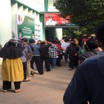 Gelombang Satu Vaksinasi di UIN Walisongo Semarang Antrean Mengular
