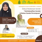 Kesetaraan Gender Perlu Digencarkan, KKN RdR 77 UIN Walisongo Beri Wadah Lewat Webinar